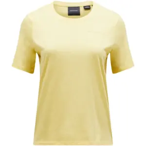 Peak Performance Explore Logo T-shirt Met Korte Mouwen Geel