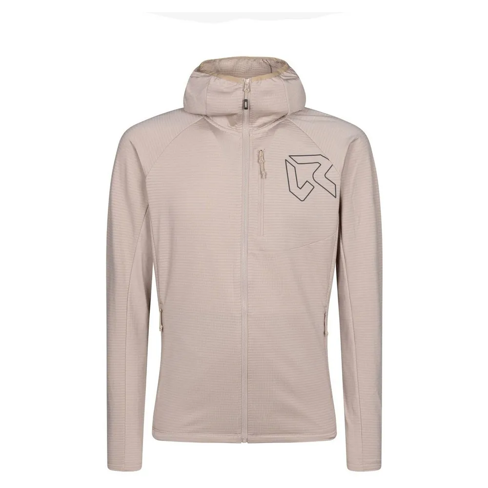 Rock Experience Arrows Fleece Met Kap Humus