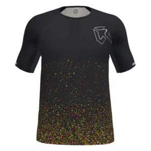 Rock Experience Drip T-shirt Met Korte Mouwen Caviar / T481