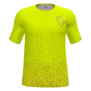 Rock Experience Drip T-shirt Met Korte Mouwen Geel
