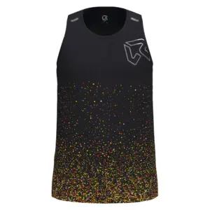 Rock Experience Drip Mouwloos T-shirt Caviar / T481
