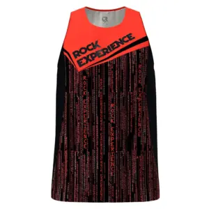 Rock Experience Highway To Hell Mouwloos T-shirt T456 / Caviar / Cherry Tomato