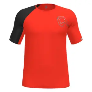 Rock Experience Ink T-shirt Met Korte Mouwen Cherry Tomato / Caviar