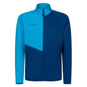Rock Experience Re Albatross Fleece Met Volledige Rits Marineblauw