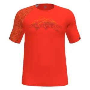 Rock Experience Spotlights T-shirt Met Korte Mouwen Cherry Tomato / T468