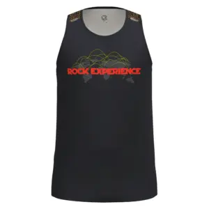 Rock Experience Spotlights Mouwloos T-shirt Caviar / T447