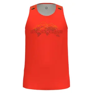 Rock Experience Spotlights Mouwloos T-shirt Cherry Tomato / T468