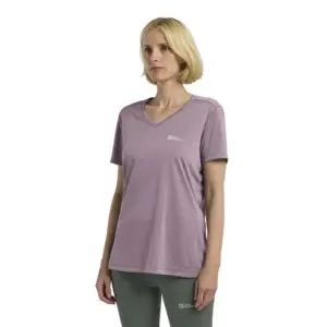 Jack Wolfskin Crosstrail T-shirt Met Korte Mouwen Wild Blossom