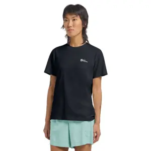 Jack Wolfskin Essential T-shirt Met Korte Mouwen Blauw
