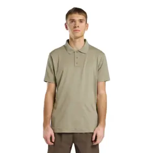 Jack Wolfskin Terral Korte Mouw Poloshirt Bone Heather