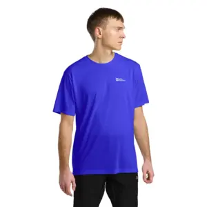Jack Wolfskin Vonnan T-shirt Met Korte Mouwen Blauw