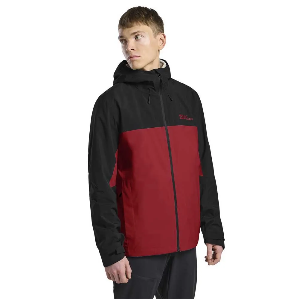 Jack Wolfskin Weiltal 2l Jas Rood