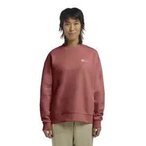 Jack Wolfskin Essential Crewneck Sweatshirt Rood