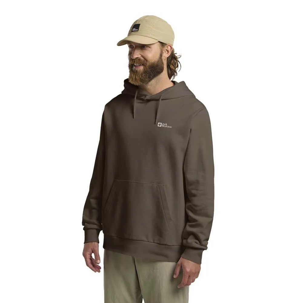 Jack Wolfskin Essential Hoodie Cold Coffee