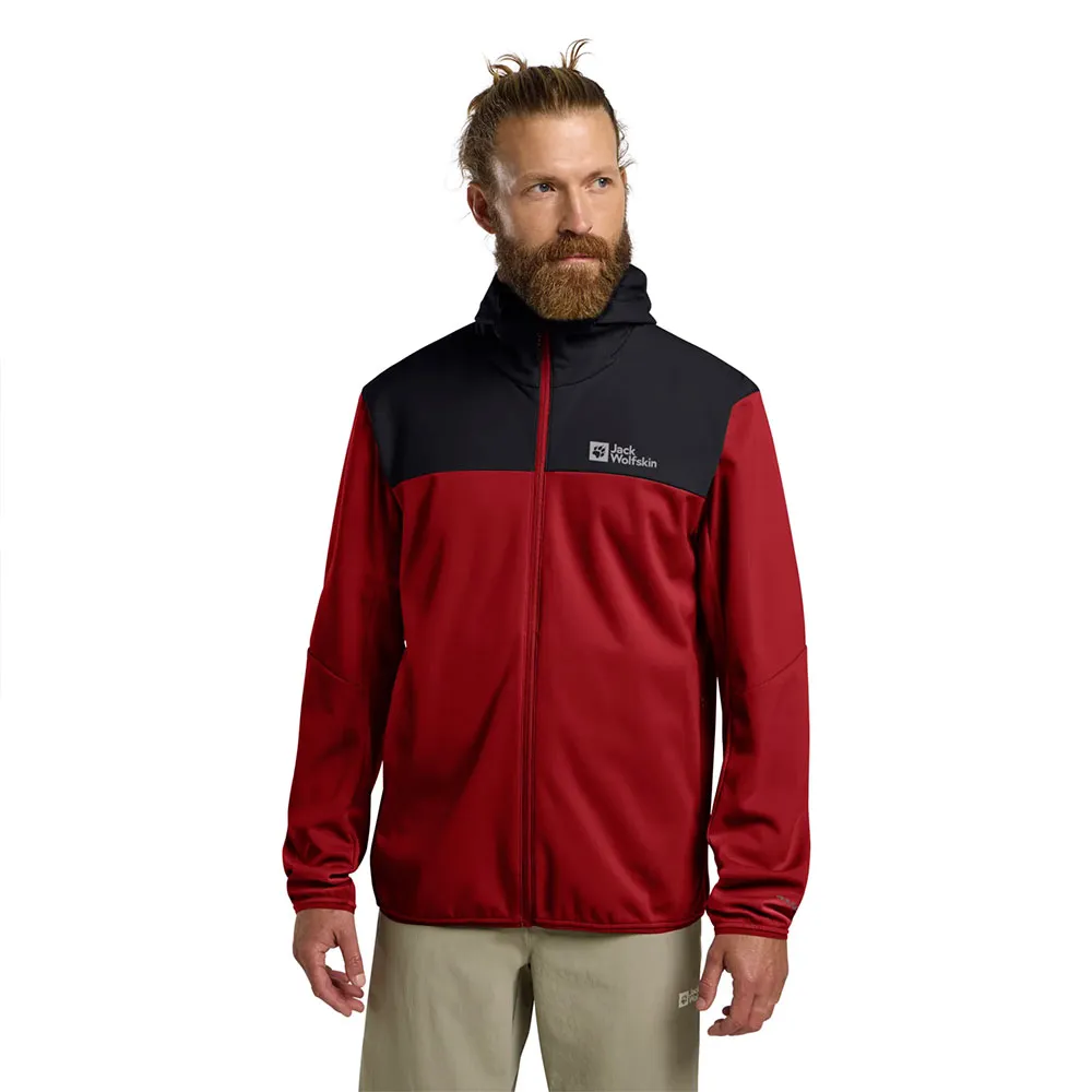 Jack Wolfskin Feldberg Jas Rood