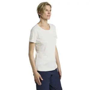 Jack Wolfskin Peak Graphic T-shirt Met Korte Mouwen Wit