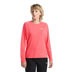 Jack Wolfskin Prelight Swift T-shirt Met Lange Mouwen Koraal