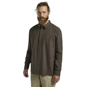 Jack Wolfskin Tarango Overhemd Met Lange Mouwen Cold Coffee