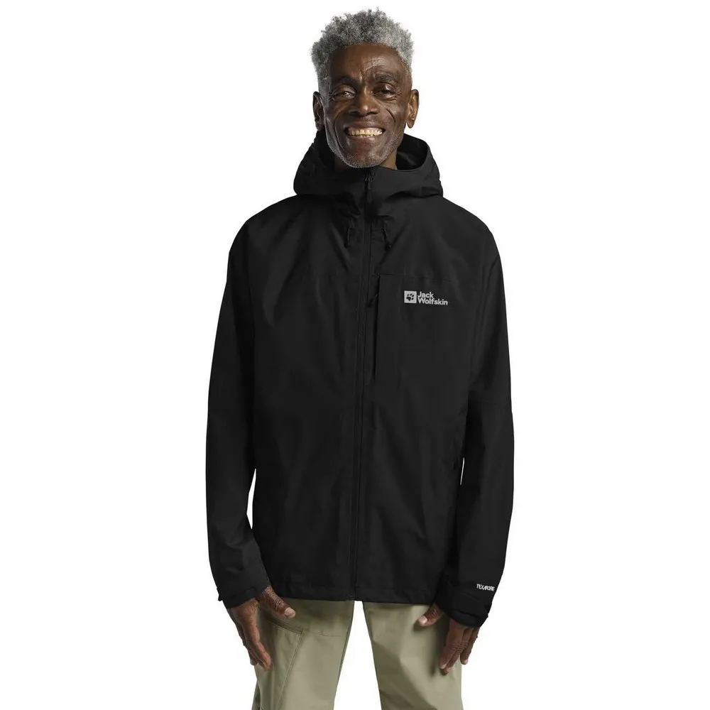 Jack Wolfskin Tempest 2l Jas Zwart