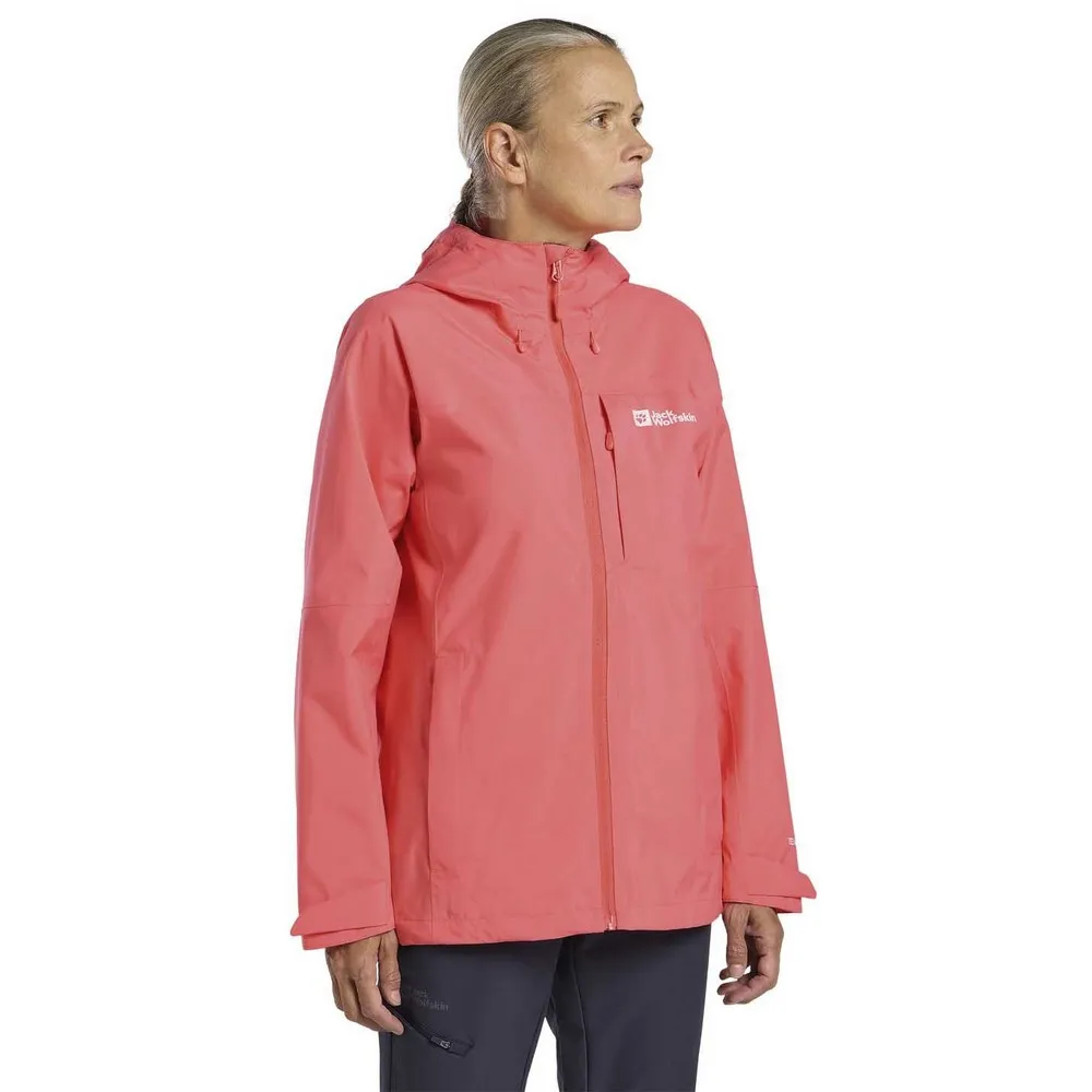 Jack Wolfskin Tempest 2l Jas Koraal