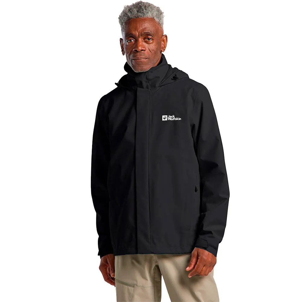 Jack Wolfskin Trailtime 2l Jas Zwart