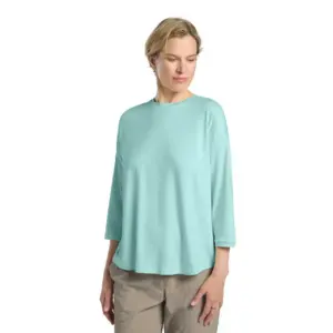 Jack Wolfskin Travel T-shirt Met 3/4 Mouw Soft Sage Heather