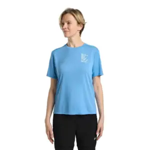 Jack Wolfskin Vonnan Graphic T-shirt Met Korte Mouwen Blauw