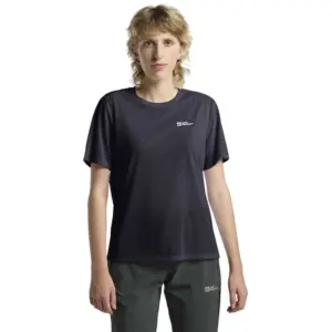 Jack Wolfskin Vonnan T-shirt Met Korte Mouwen Zilver