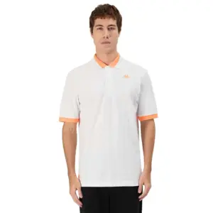 Kappa Neon Korte Mouw Poloshirt Oranje