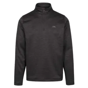 Trespass Frimley Fleece Met Halve Rits Zwart