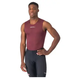 Castelli Pro Mesh 2.0 Mouwloos Basislaag Bordeaux