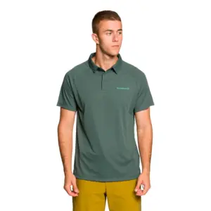 Trangoworld Bonete Korte Mouw Poloshirt Blauw