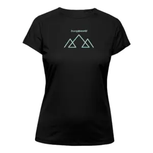 Trangoworld Salur T-shirt Met Korte Mouwen Zwart