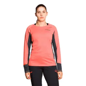 Trangoworld Sardala T-shirt Met Lange Mouwen Antraciet