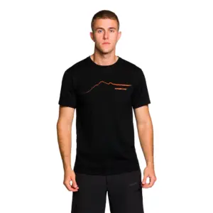 Trangoworld Serneus T-shirt Met Korte Mouwen Zwart