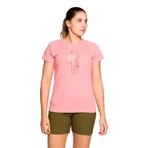 Trangoworld Serpe T-shirt Met Korte Mouwen Roze
