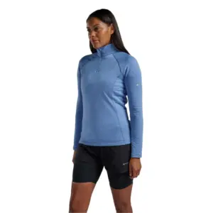 Montane Protium Lite Sweatshirt Met Halve Rits Cornflower