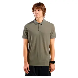 Odlo Ascent Natural Korte Mouw Poloshirt Vetiver