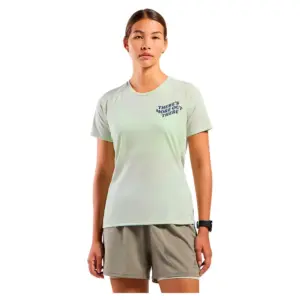 Odlo Essential Imprime T-shirt Met Korte Mouwen Ambrosia