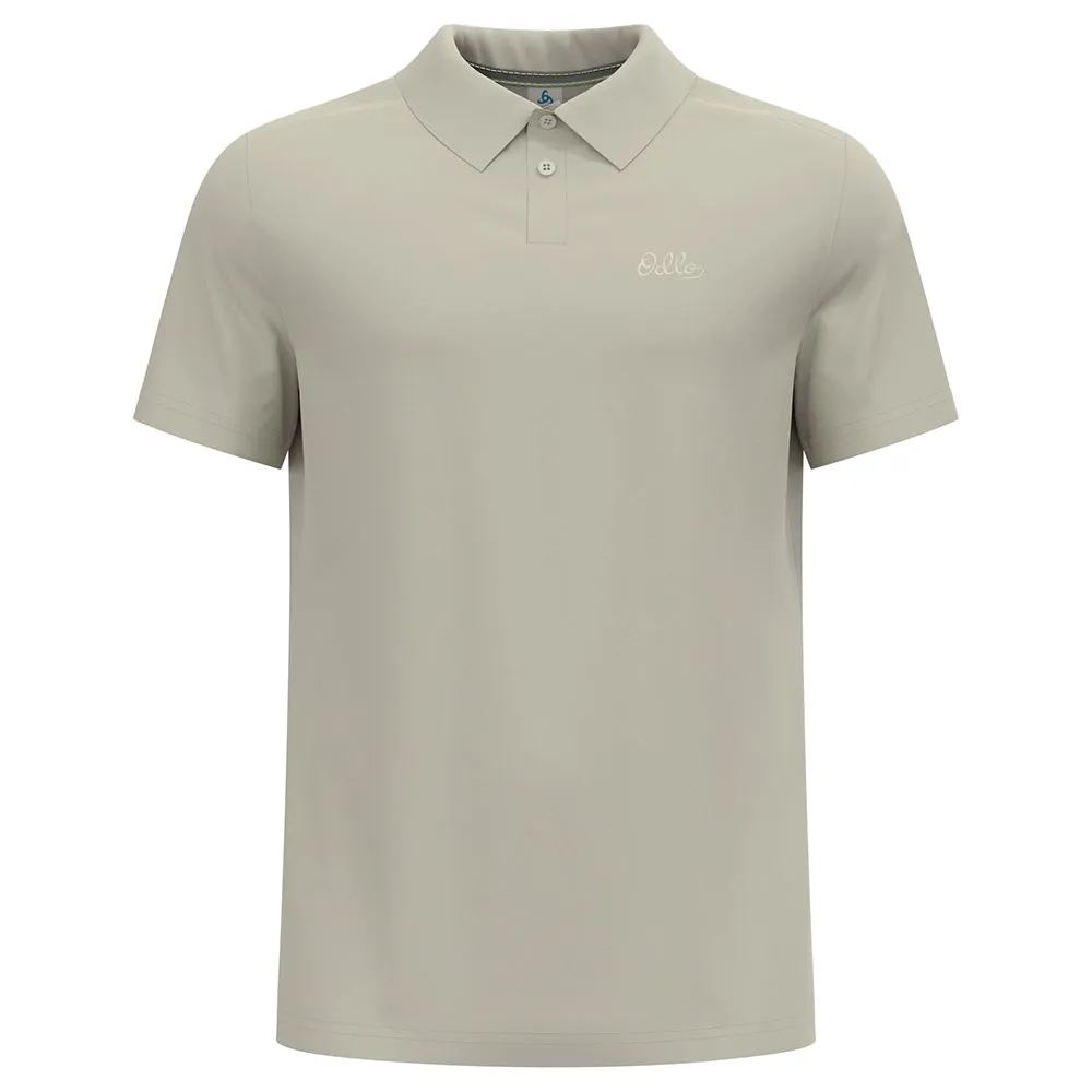 Odlo Essential Solid Korte Mouw Poloshirt Grijs