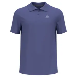 Odlo F-dry Korte Mouw Poloshirt Blauw