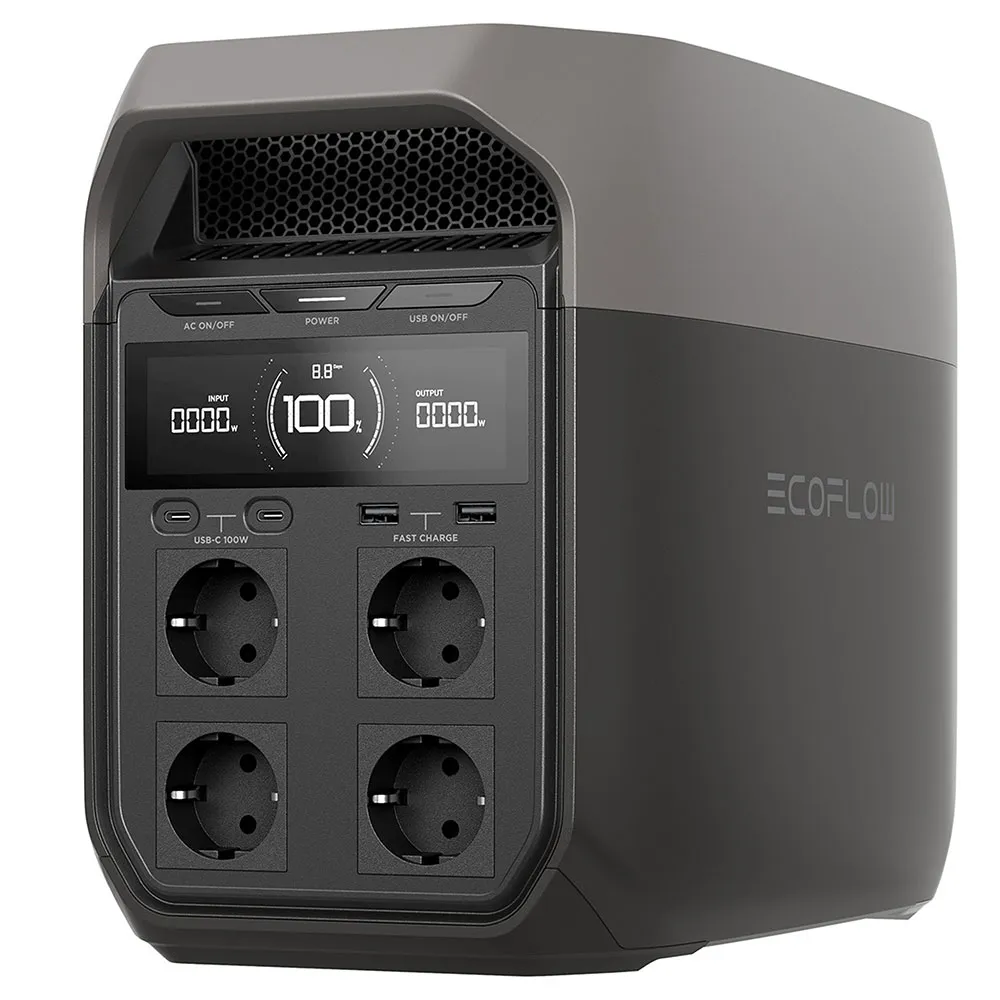 Ecoflow Delta 3 Draagbare Energiecentrale Grijs