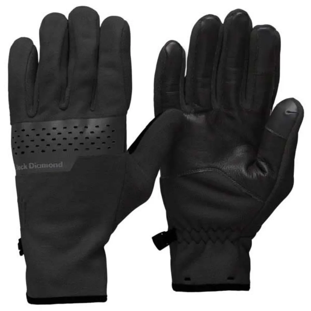 Diamond Alpine Fleece Handschoenen Zwart