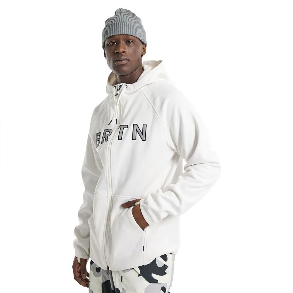 Burton Crown Weatherproof Sweatshirt Met Rits Wit