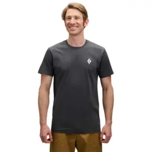Diamond Backcountry Stamp T-shirt Met Korte Mouwen Carbon