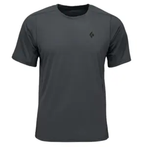 Diamond Distance Tech T-shirt Met Korte Mouwen Zwart