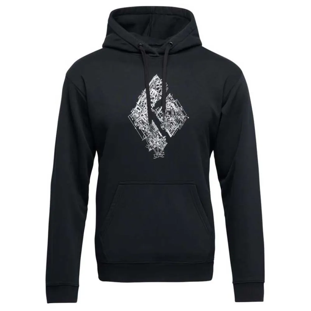Diamond Engineered Diamond Hoodie Zwart