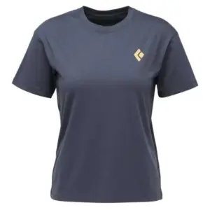 Diamond Heritage Badge T-shirt Met Korte Mouwen Zwart