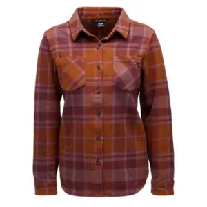 Diamond Project Heavy Flannel Overhemd Met Lange Mouwen Clay / Fig