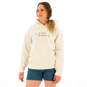 Diamond Mini Stacked Hoodie Creme